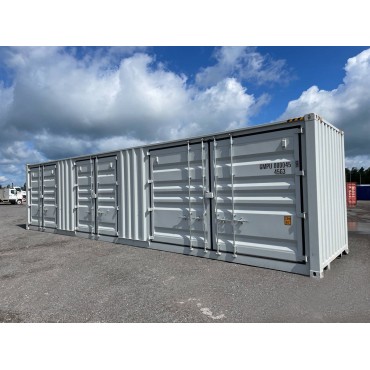 40ft High Cube Container with 3 Side Doors