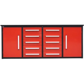 Steelman 7‘ armoire de rangement avec établi (10 tiroirs & 2 cabinets)