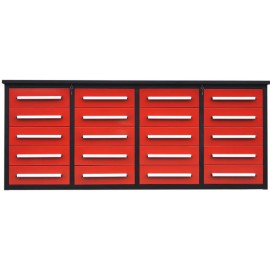 Steelman 7‘ armoire de rangement avec établi (20 tiroirs)