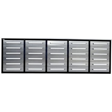 Steelman 10' armoire de rangement avec établi en acier inoxydable (30 tiroirs)