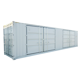 Conteneur High Cube de 40 pieds avec 4 portes latérales